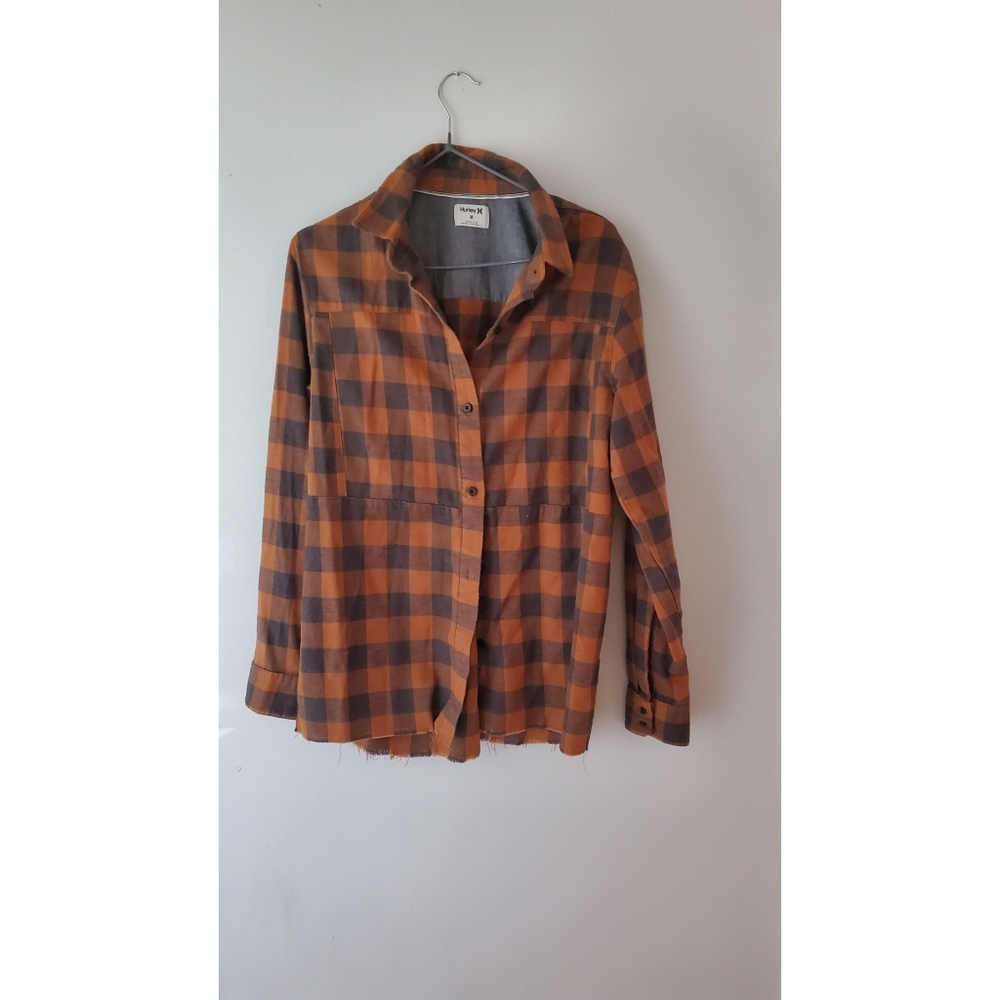Hurley plaid shirt